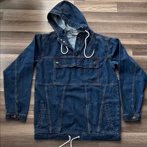 Ethik Denim Hooded Pullover Jacket